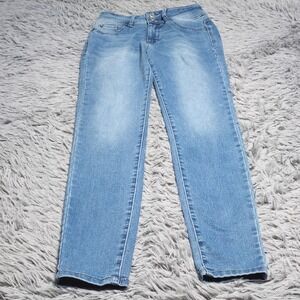 Curve Appeal Jeans Womens 2 2/26 Blue Curve Creator High Rise Skinny Stretch